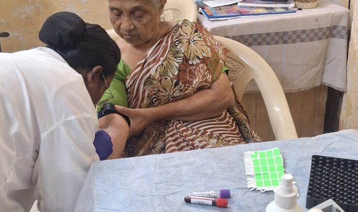 Harishree NGO | Blood Test and Eye Check up